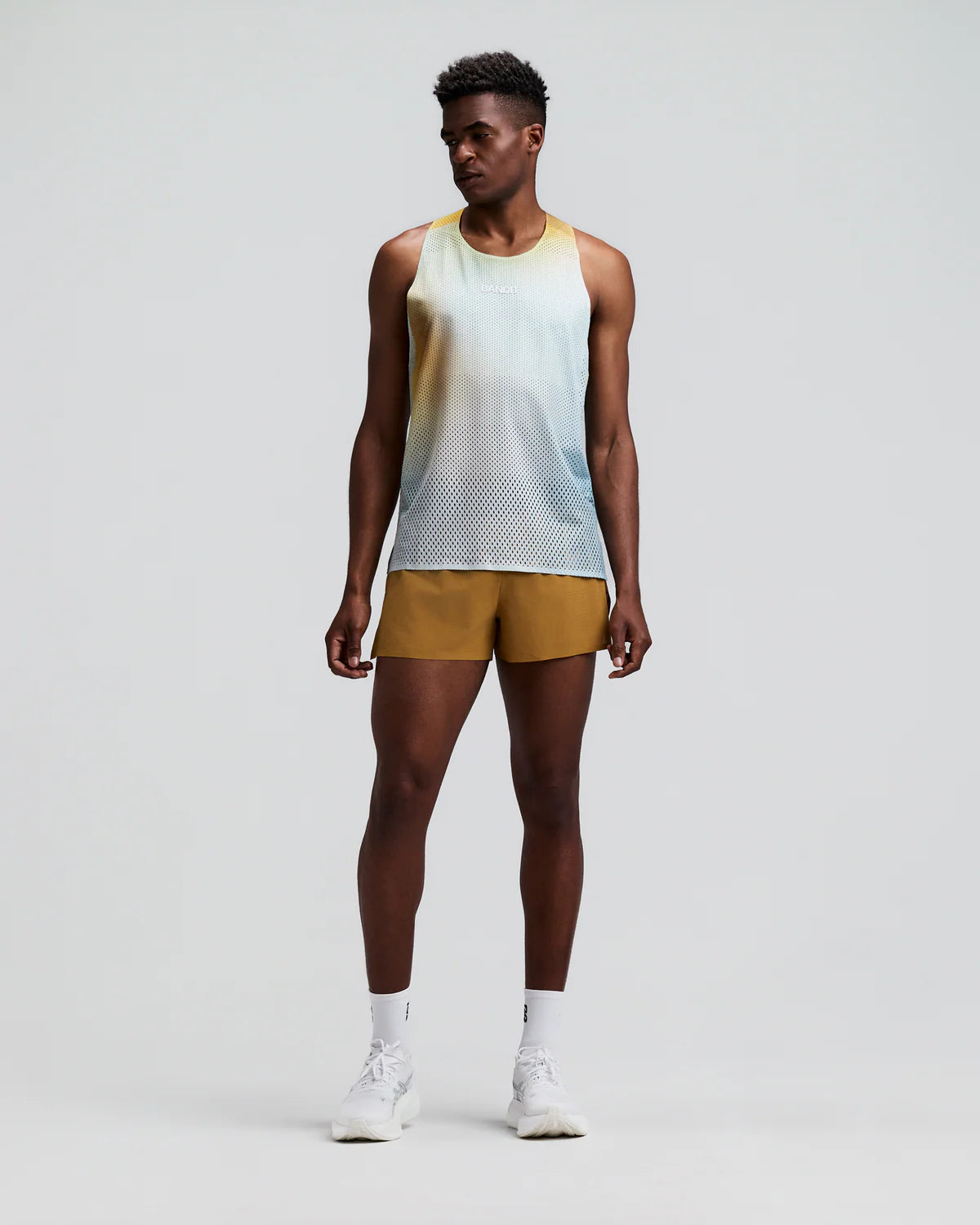 Men's Shredder™ Race Singlet with Flopack™ - Copal Lagoon / Multi
