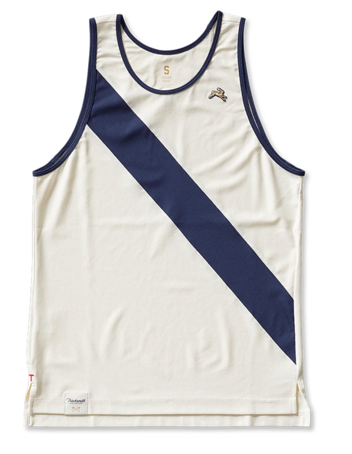 MEN VAN CORTLANDT SINGLET -IVORY/NAVY