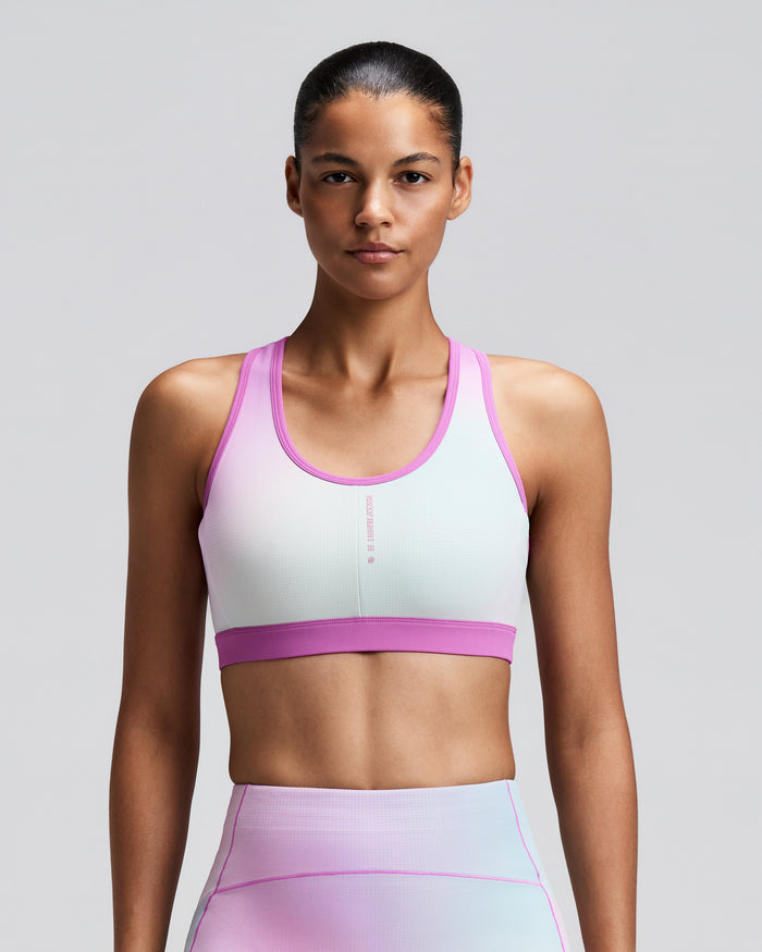 Women's Vanisher™ Reverso™ Scoop Neck Run Bra - Orchid Bloom Multi