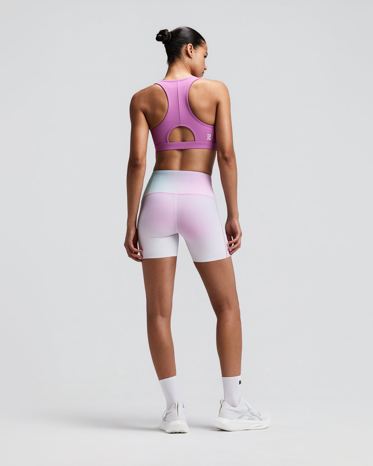 Women's Vanisher™ Reverso™ Scoop Neck Run Bra - Orchid Bloom Multi
