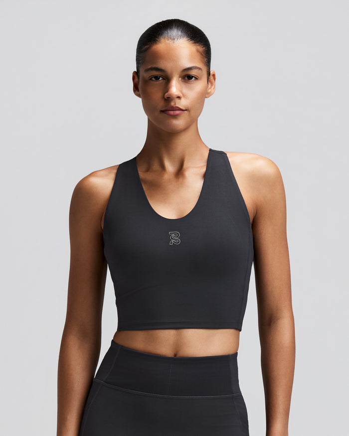 Women's Vanisher™ V-Neck Race Crop - Anthracite