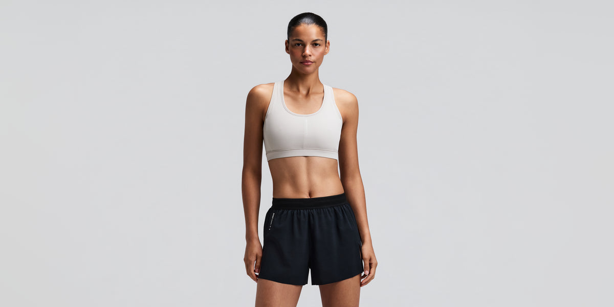 Women's Vanisher™ Reverso™ Scoop Neck Run Bra - Black / Plaster