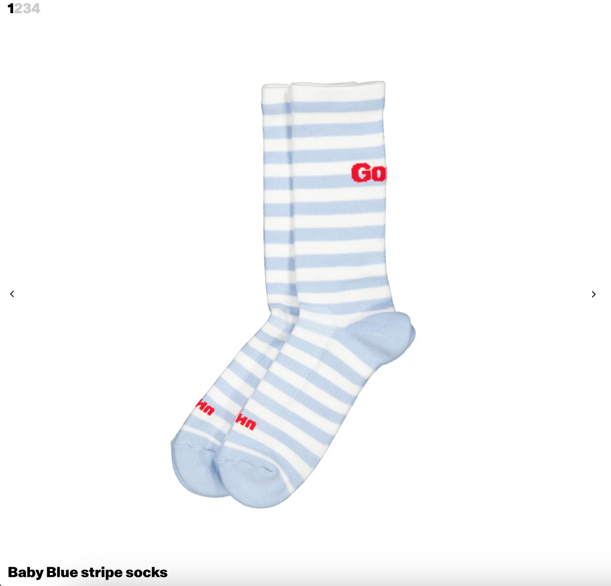 RUNNA Socks 2-Pack — Unisex — Baby Blue