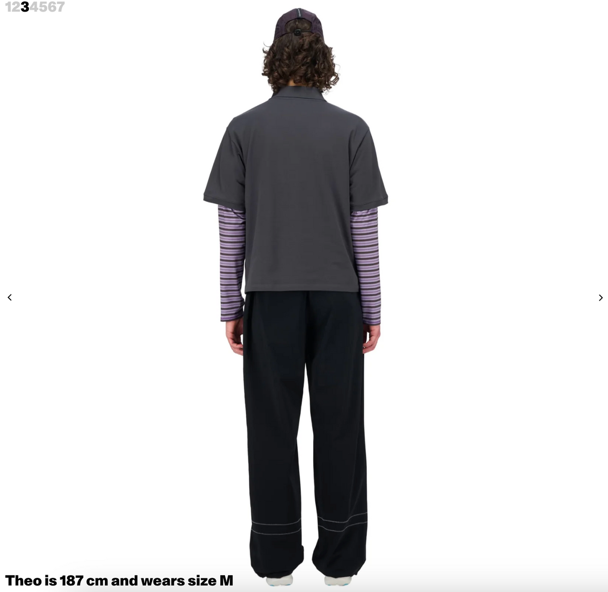 Polo Run Shirt — Men — Off Black