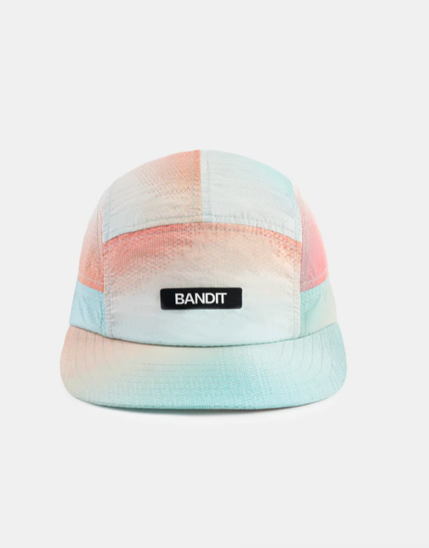 Nylon HumoFit™ Run Hat - Uneven Vertical Gradient - Flame