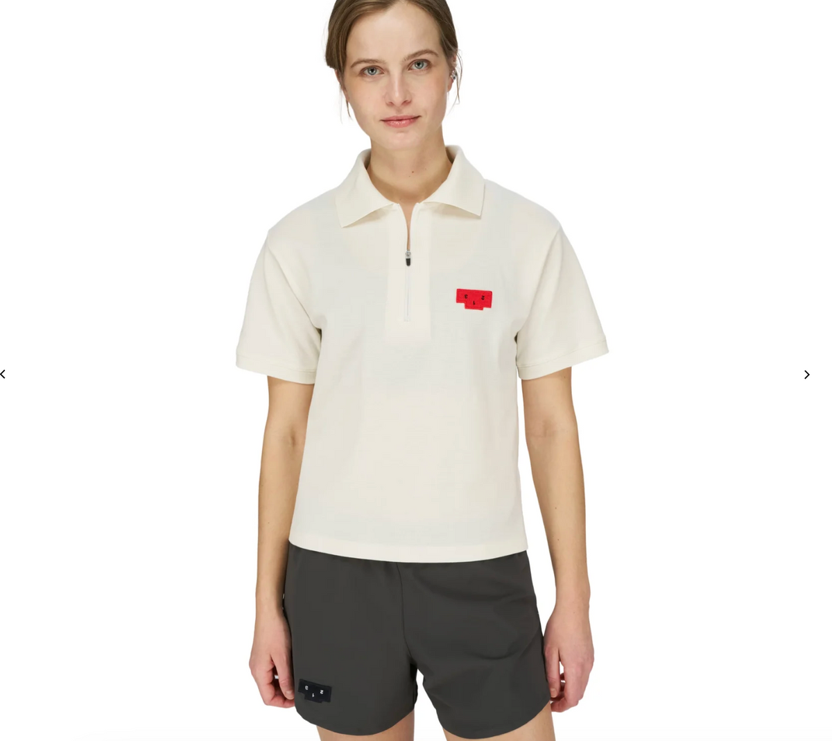 Polo Run Shirt — Women — Vanilla White