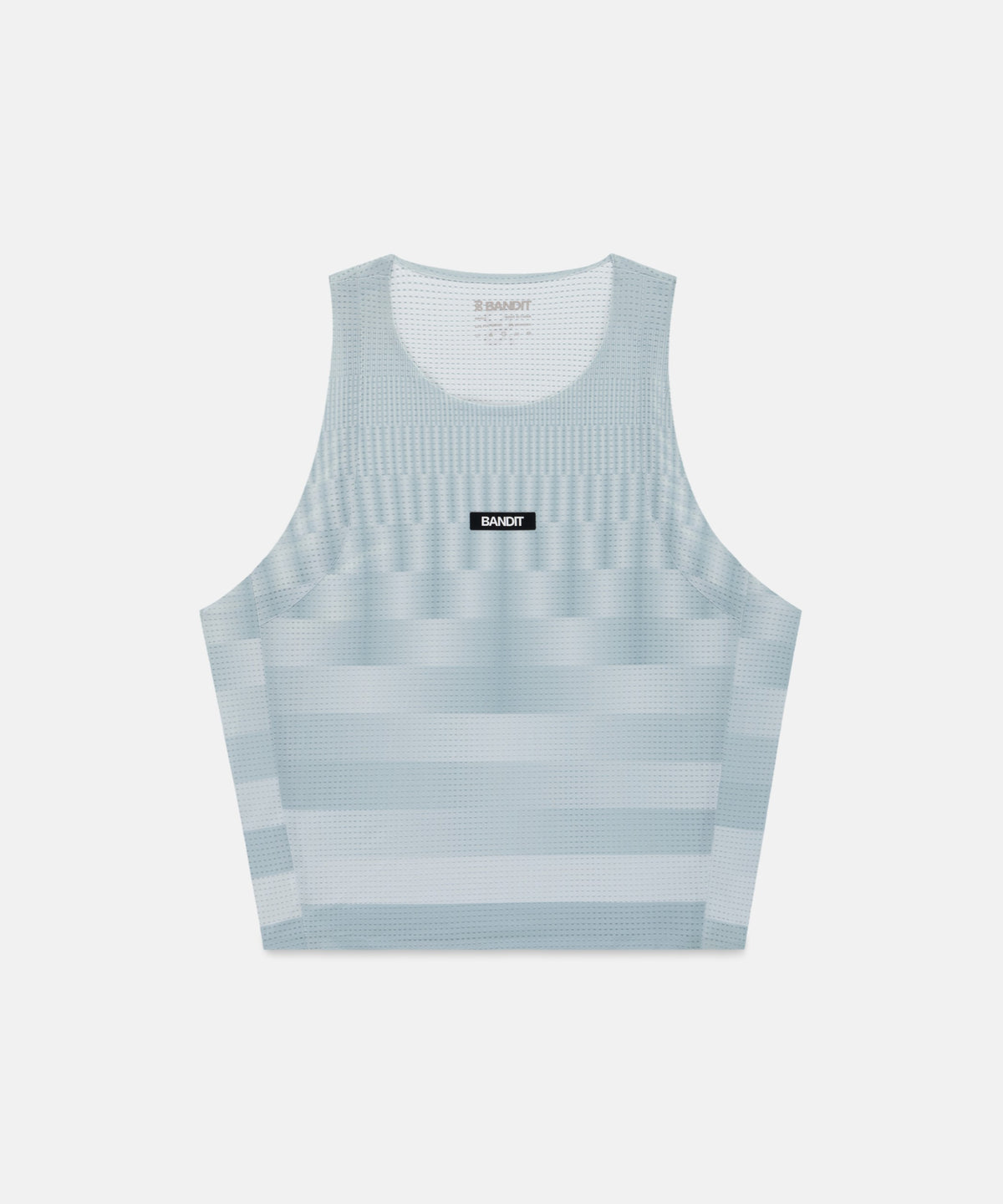 Women's GeoMesh™ Lightweight Race Singlet - Growing Grid - Lagoon / Mist