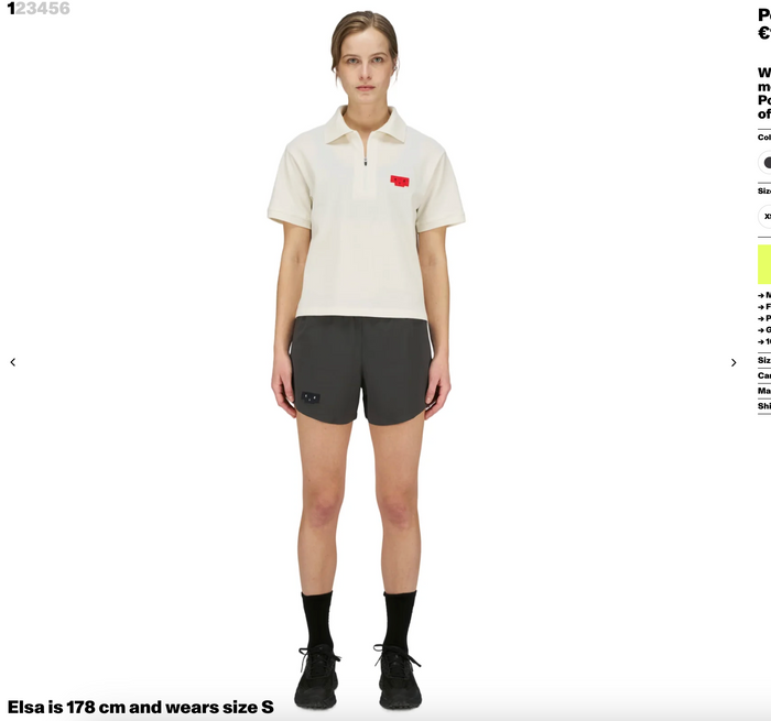 Polo Run Shirt — Women — Vanilla White