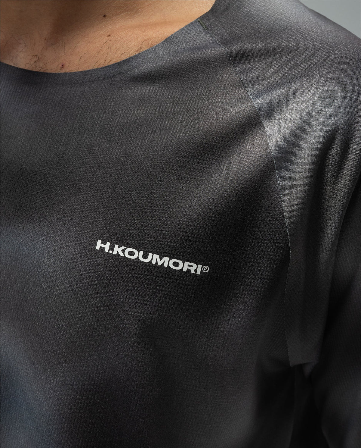 Men SS Competition T-Shirt Ash Trace