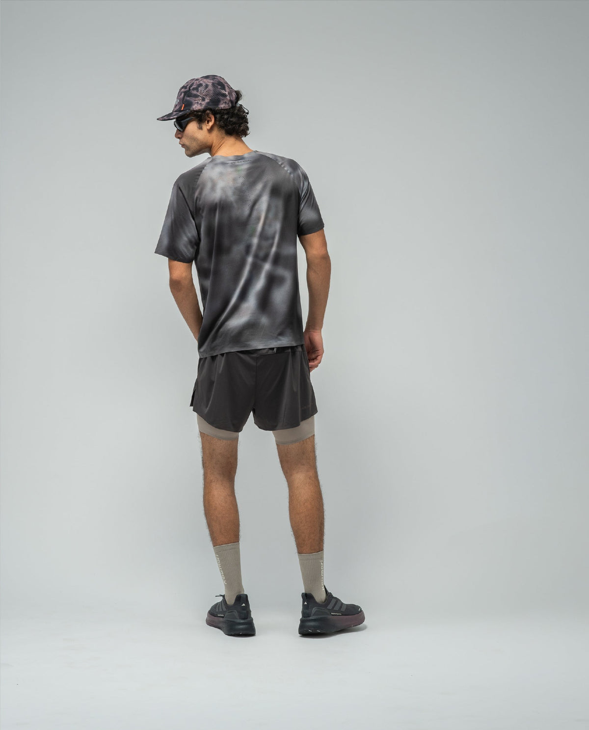 Men SS Competition T-Shirt Ash Trace