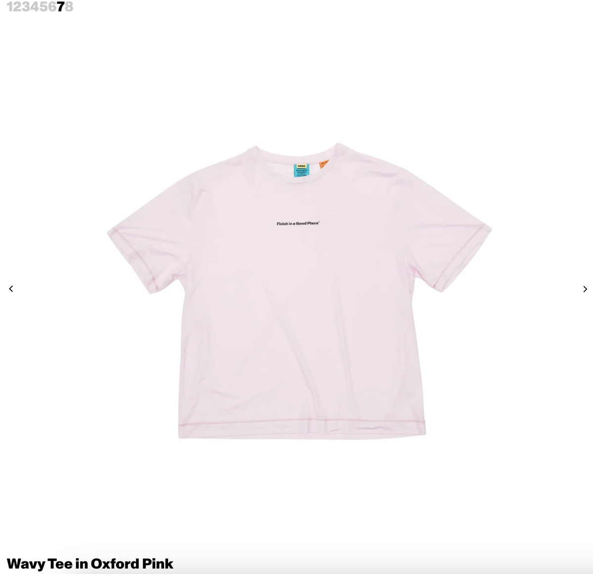 Wavy Tee — Unisex — Oxford Pink