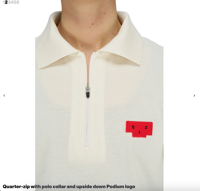 Polo Run Shirt — Women — Vanilla White