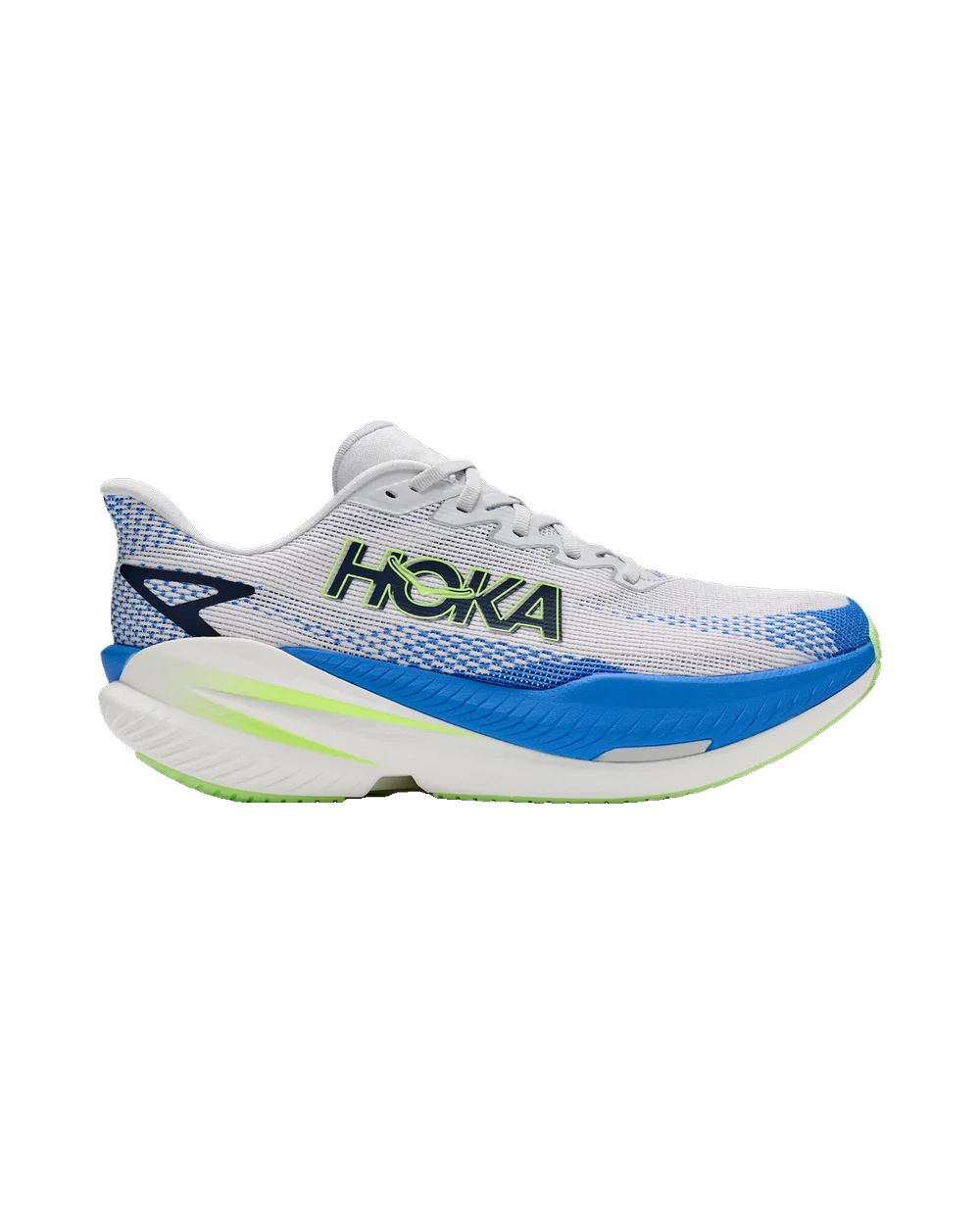 HOKA Mach X 3 — Hombre — Cosmic Grey/Virtual Blue