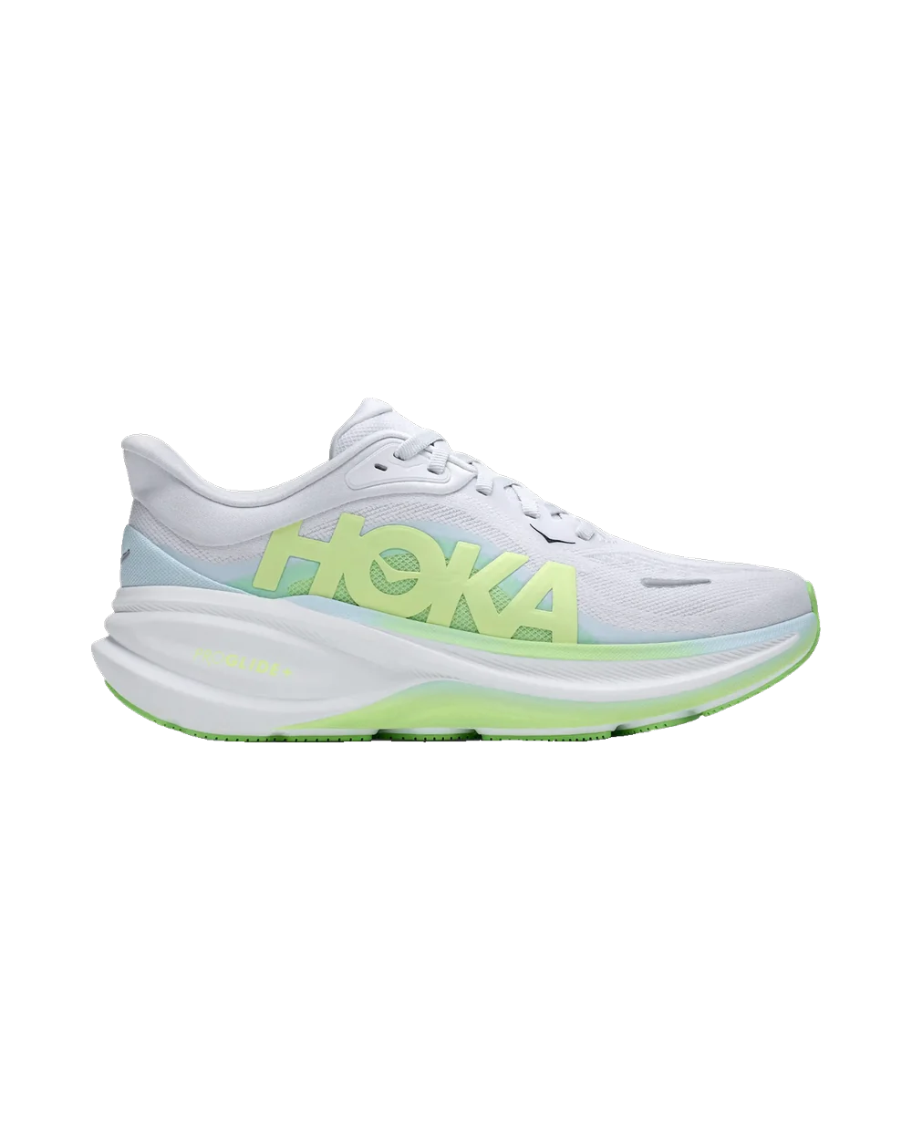 HOKA Clifton PRO — Mujer — Cosmic Grey/Neon Yuzu