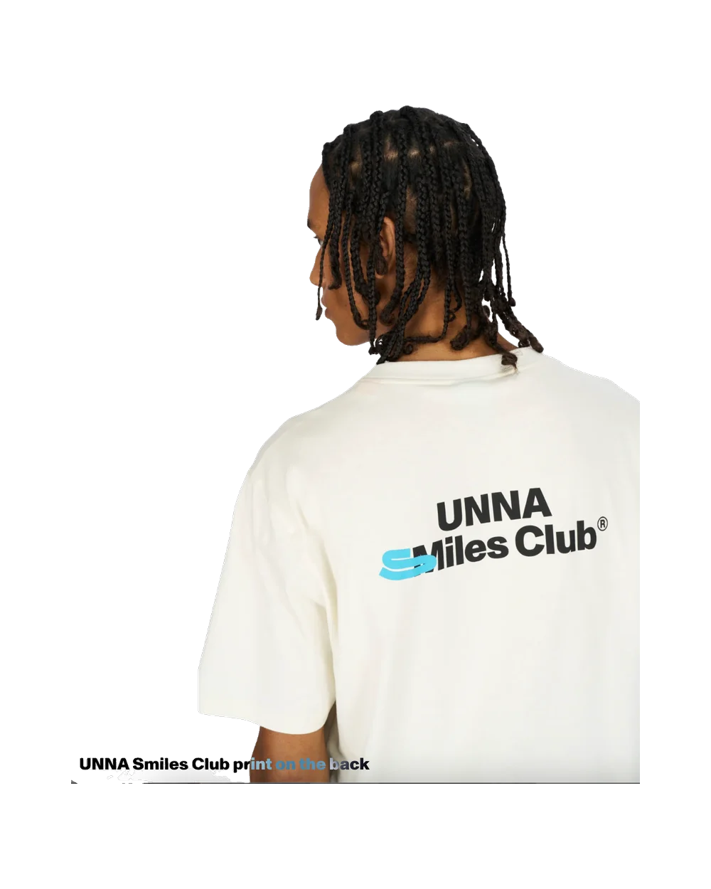 Smiles Club Tee — Hombre — Vanilla White