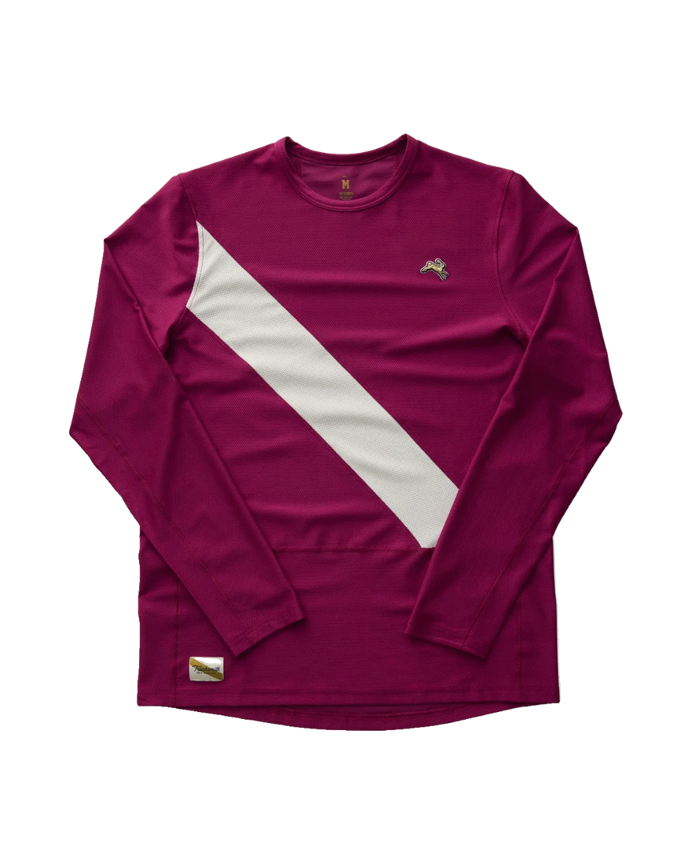 MEN VAN CORTLANDT LONG SLEEVE - RASPBERRY/IVORY