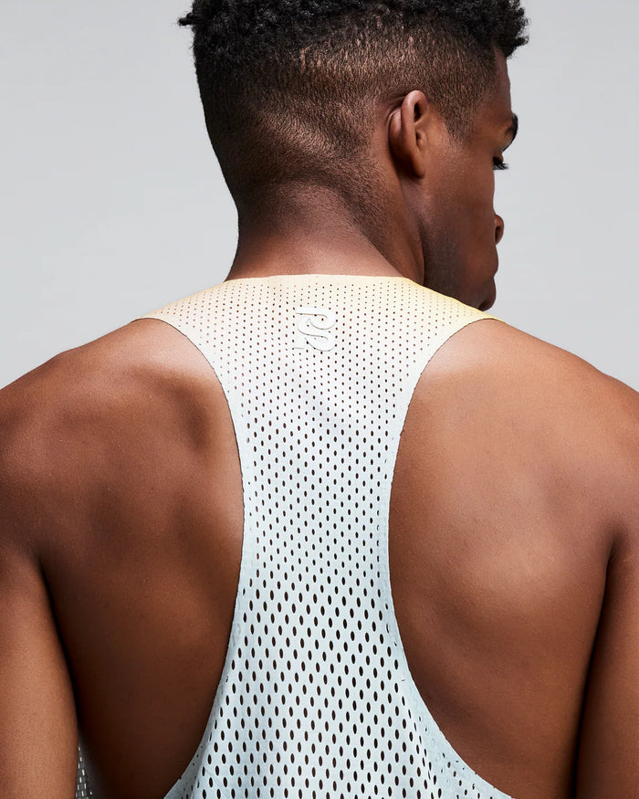 Men's Shredder™ Race Singlet with Flopack™ - Copal Lagoon / Multi