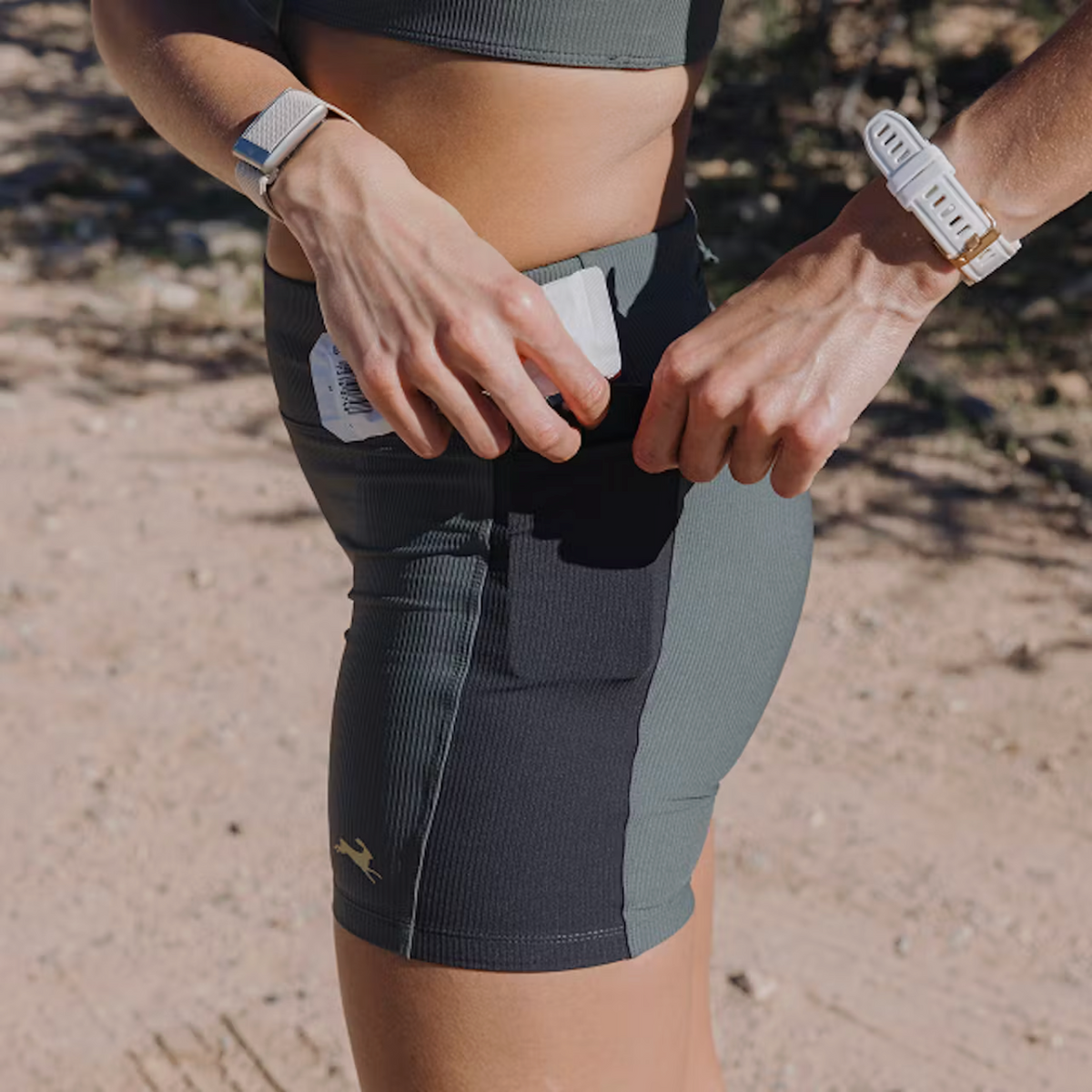 TWILIGHT SHORT TIGHTS - URBAN BLACK