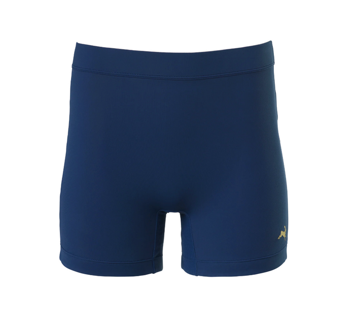 TURNOVER SHORT TIGHTS - INDIGO