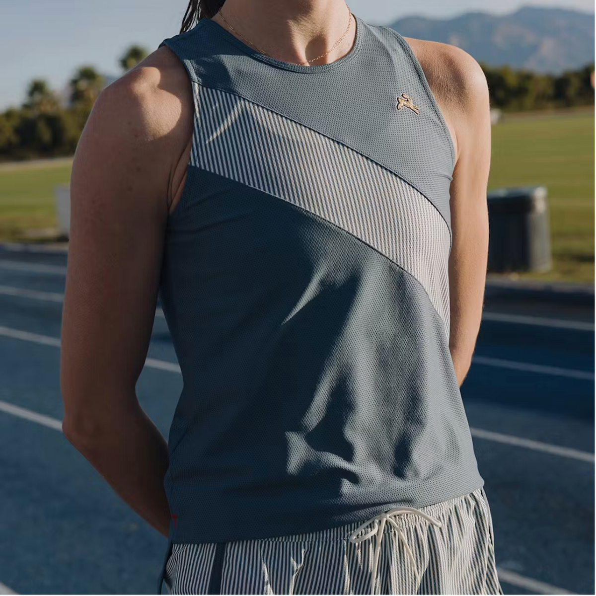 WOMEN VAN CORTLANDT SINGLET - BERING SEA