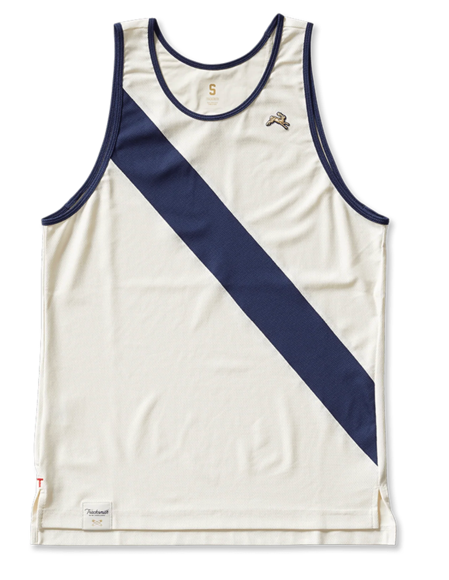 MEN VAN CORTLANDT SINGLET -IVORY/NAVY