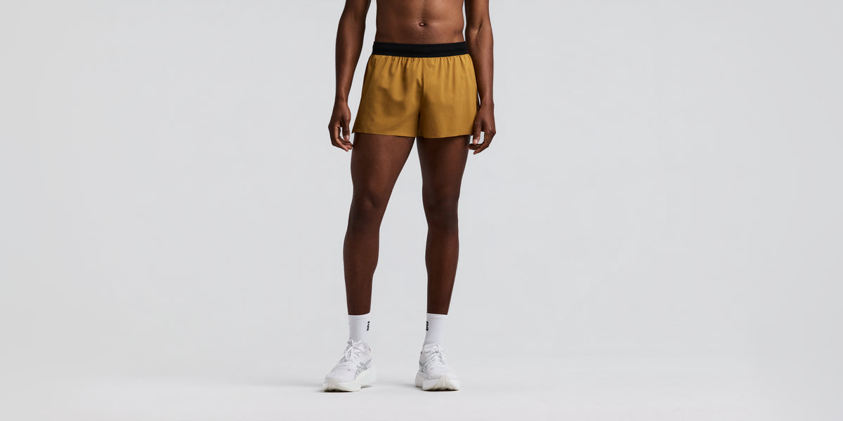 Men's CoolGrid™ 3" Split Short - Copal