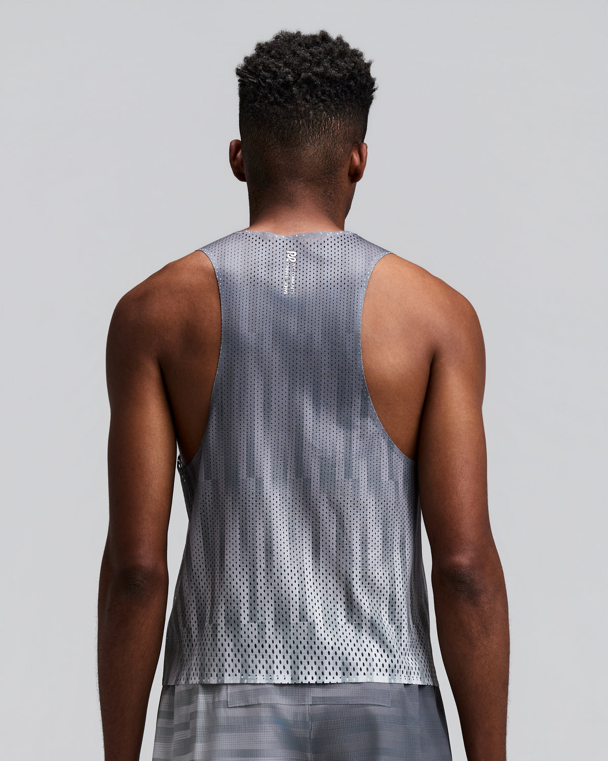 Men's Specter™ Performance Tee with Flopack™ - Micro Geo Gradient - Slate / Plaster