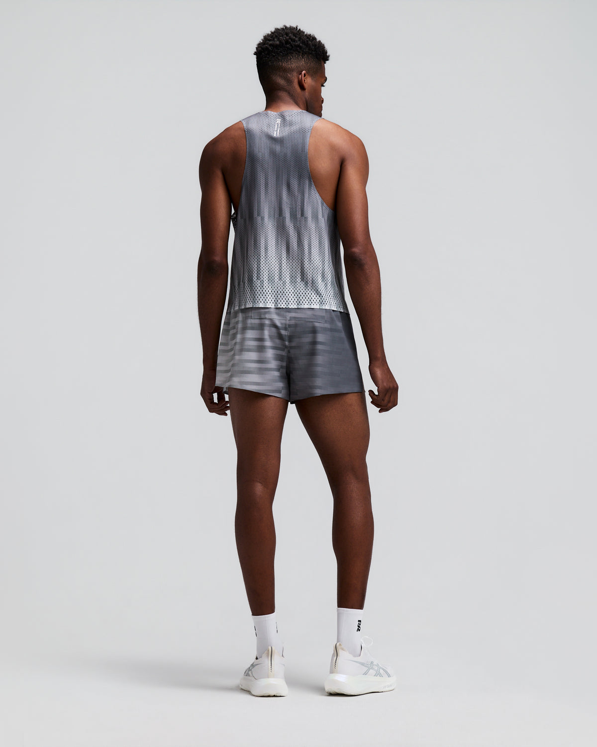 Men's Specter™ Performance Tee with Flopack™ - Micro Geo Gradient - Slate / Plaster