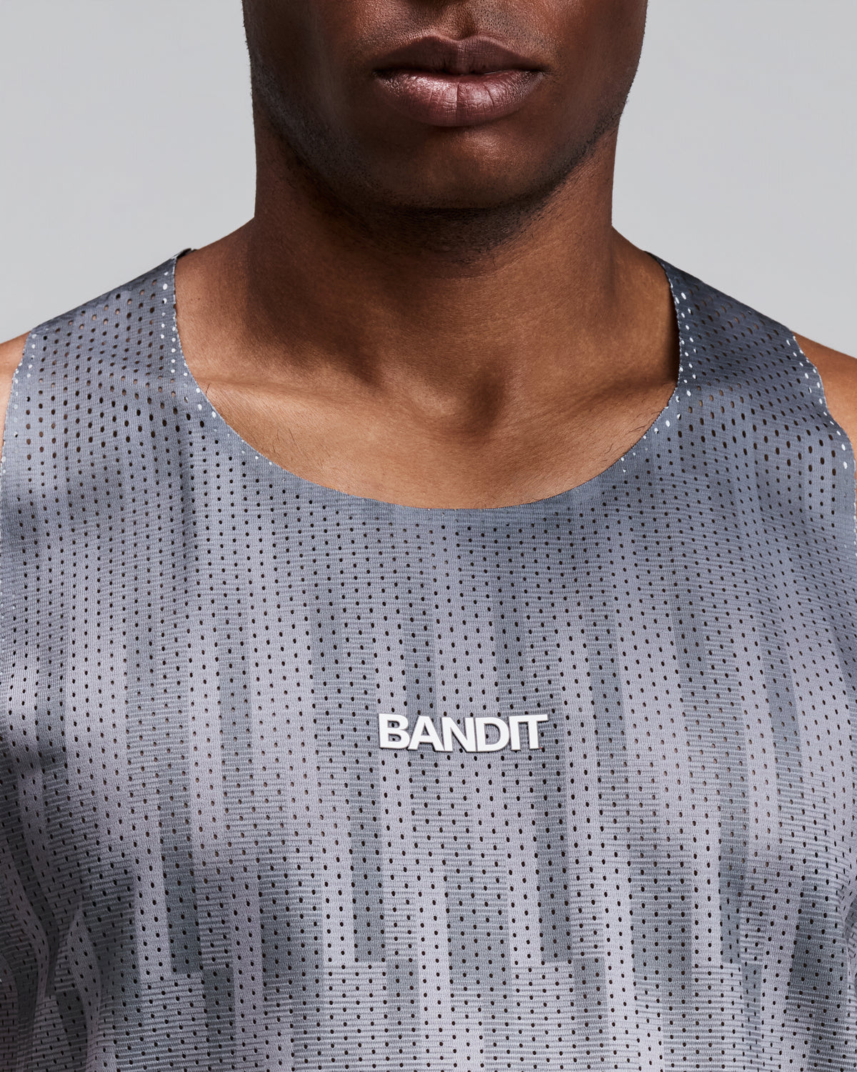 Men's Specter™ Performance Tee with Flopack™ - Micro Geo Gradient - Slate / Plaster