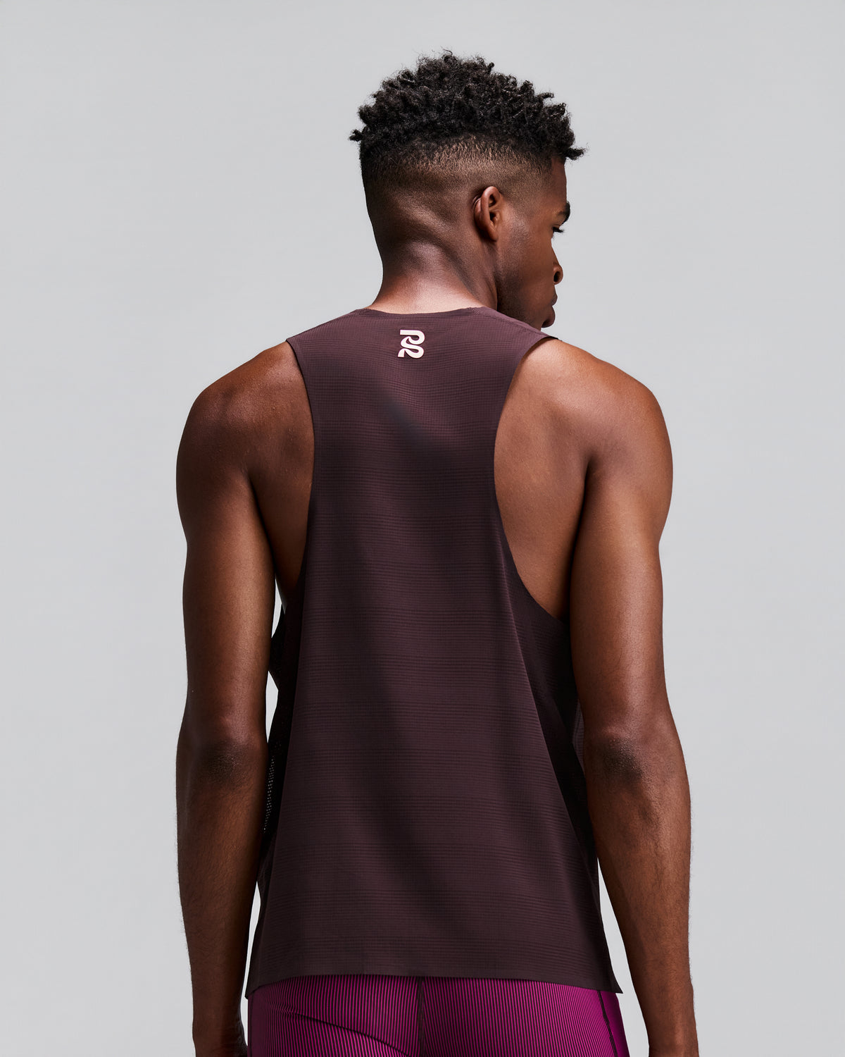 Men's CoolGrid™ Training Singlet with Flopack™ - Espresso