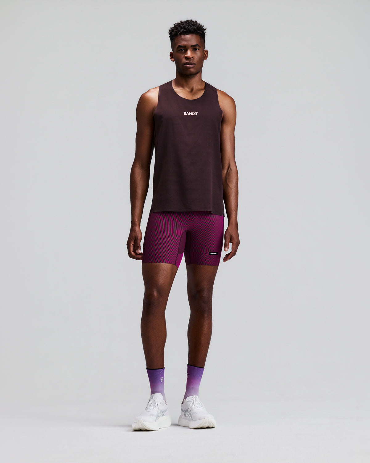 Men's CoolGrid™ Training Singlet with Flopack™ - Espresso