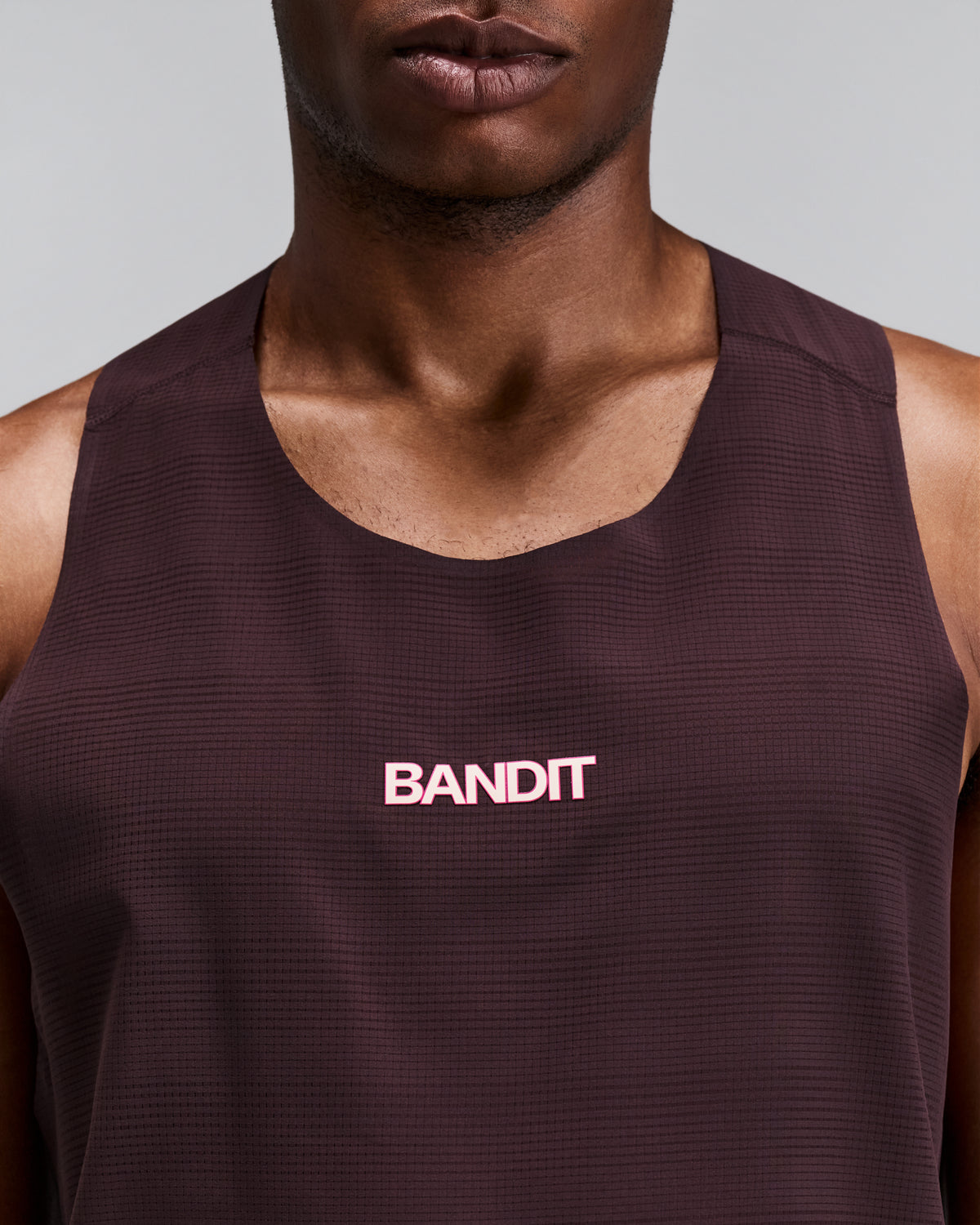Men's CoolGrid™ Training Singlet with Flopack™ - Espresso