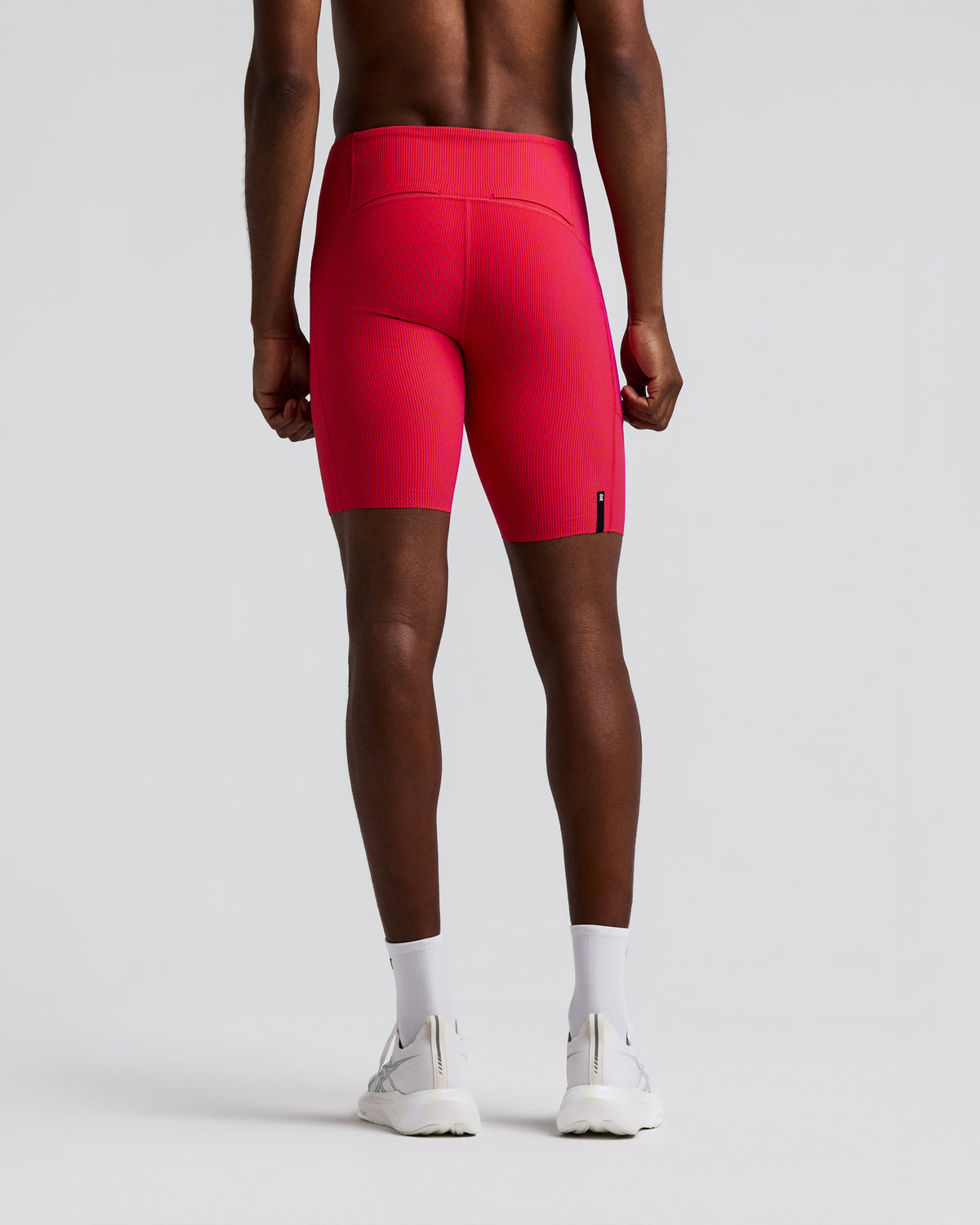 Men's Striped Cadence™ Half Tights - Poppy / Azalea