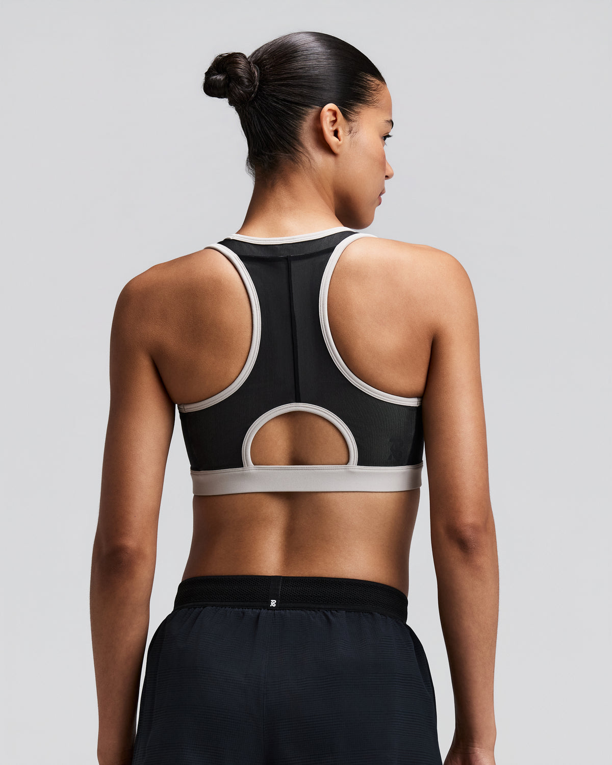 Women's Vanisher™ Reverso™ Scoop Neck Run Bra - Black / Plaster