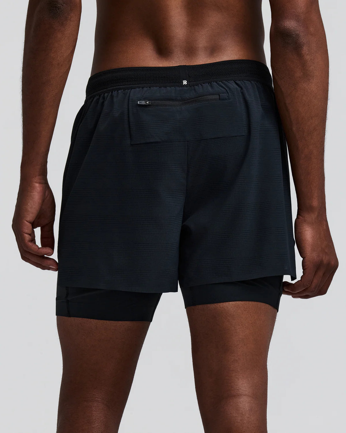 Men's CoolGrid™ 2-in-1 Run Short - Black