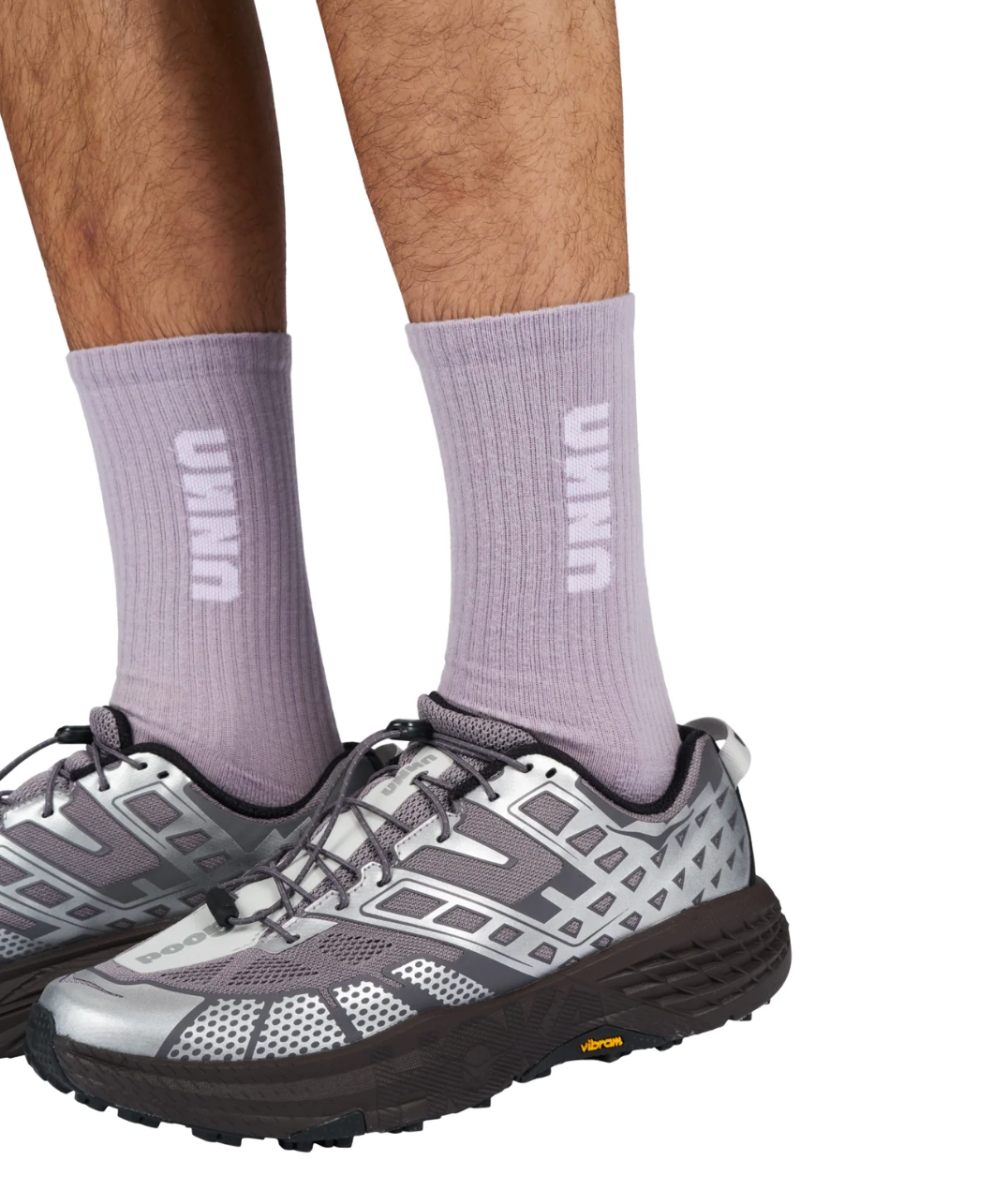 Miracle Socks 2-Pack — Unisex — Fog Grey/Purple Haze