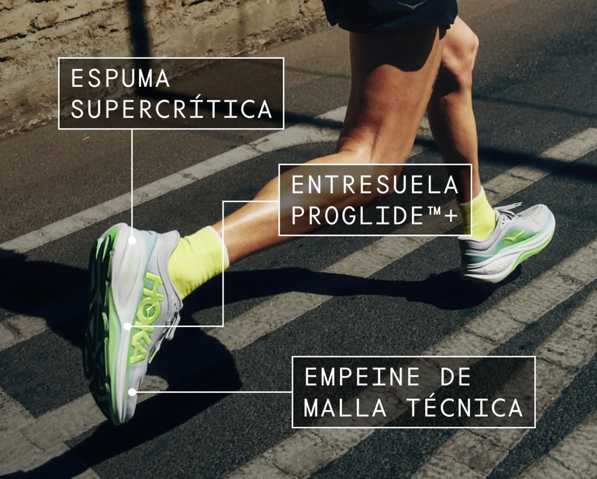 HOKA Clifton PRO — Mujer — Faded Navy/Glimmering Blue