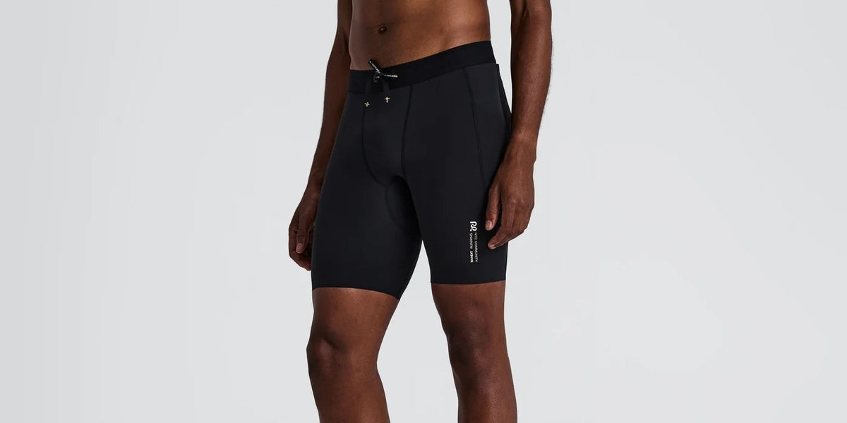 MEN SOLITE HALF TIGHTS - BLACK