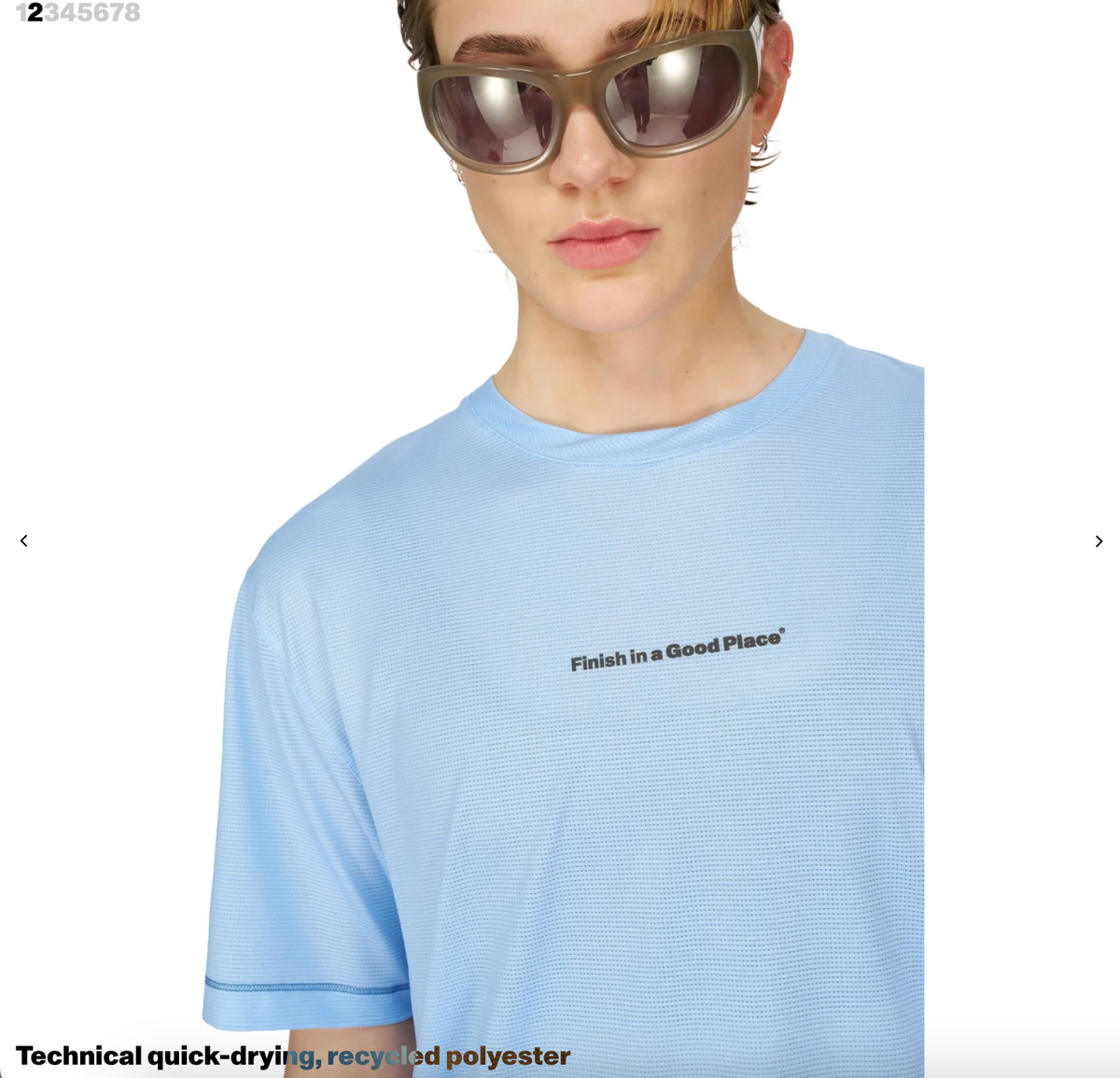 Wavy Tee — Unisex — Serenity Blue