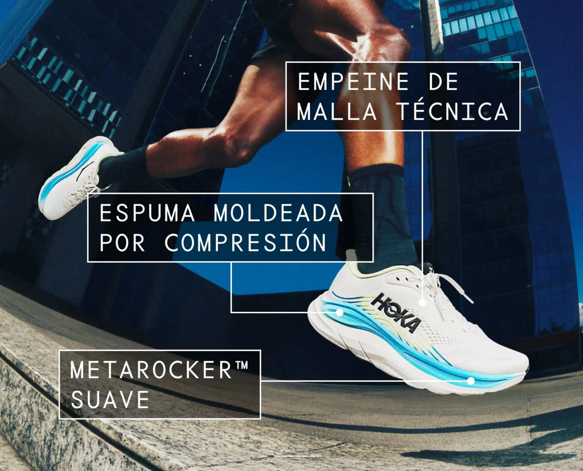 HOKA Clifton 11 — Hombre — Frost/Black