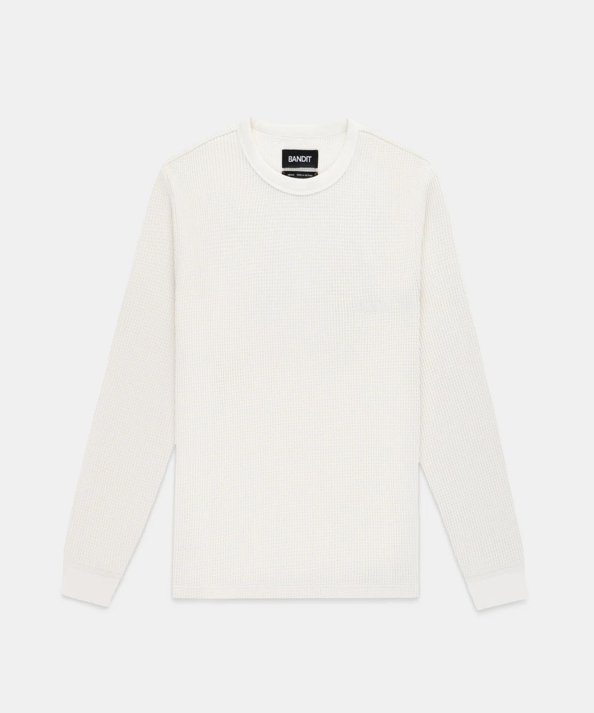 MEN POLARTEC WAFFLE LONG SLEEVE - STONE WHITE