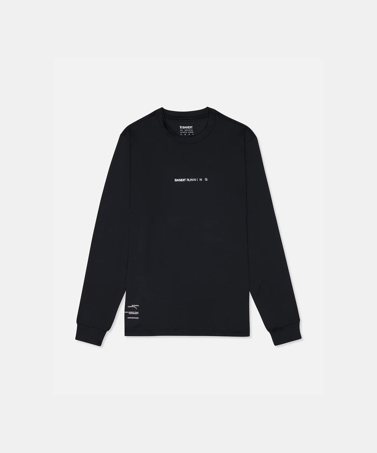 MICROMESH LONG SLEEVE PERFORMANCE TEE - BLACK
