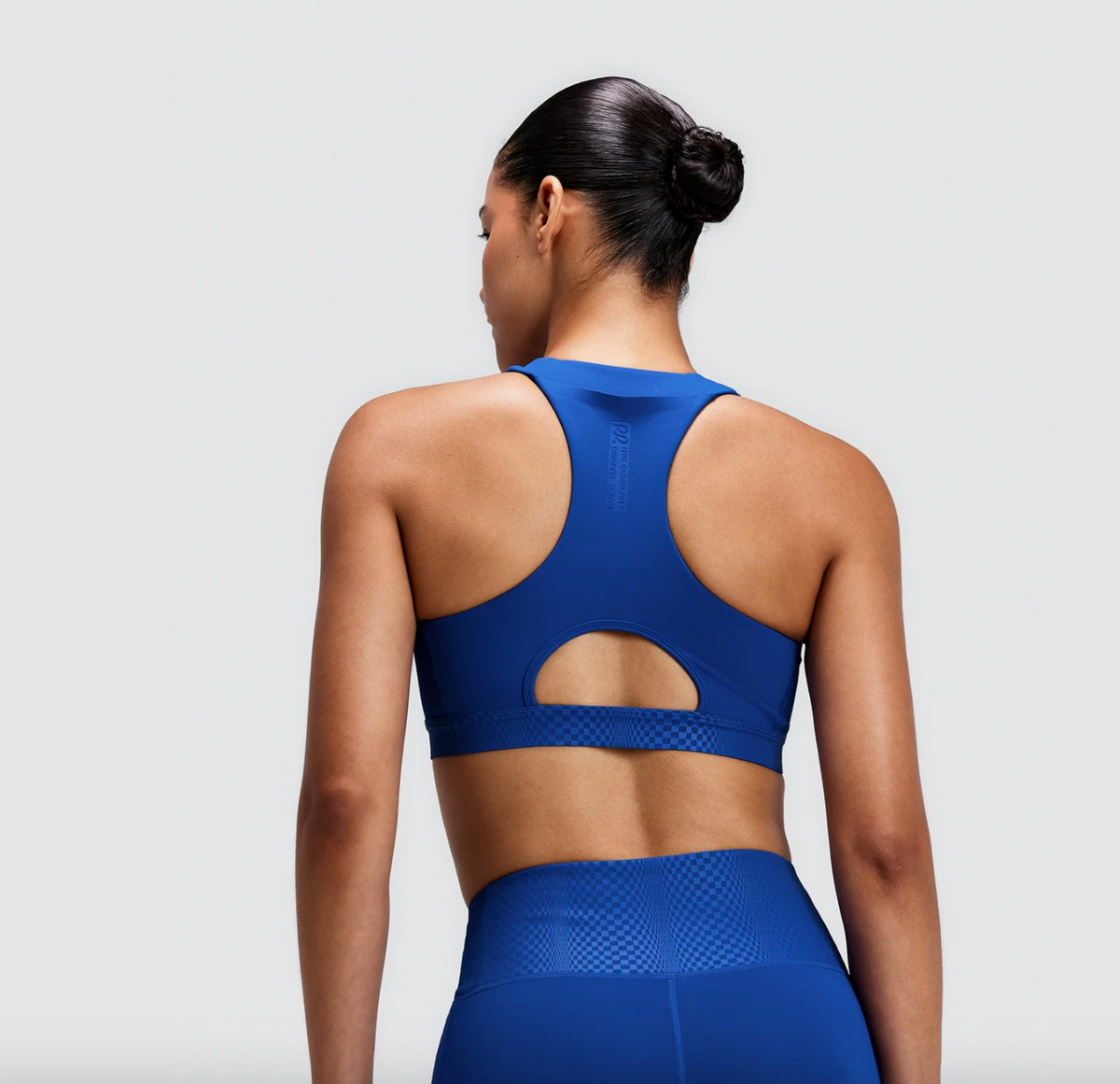 WOMEN VANISHER THRESHOLD RUN BRA - BAUHAUS BLUE