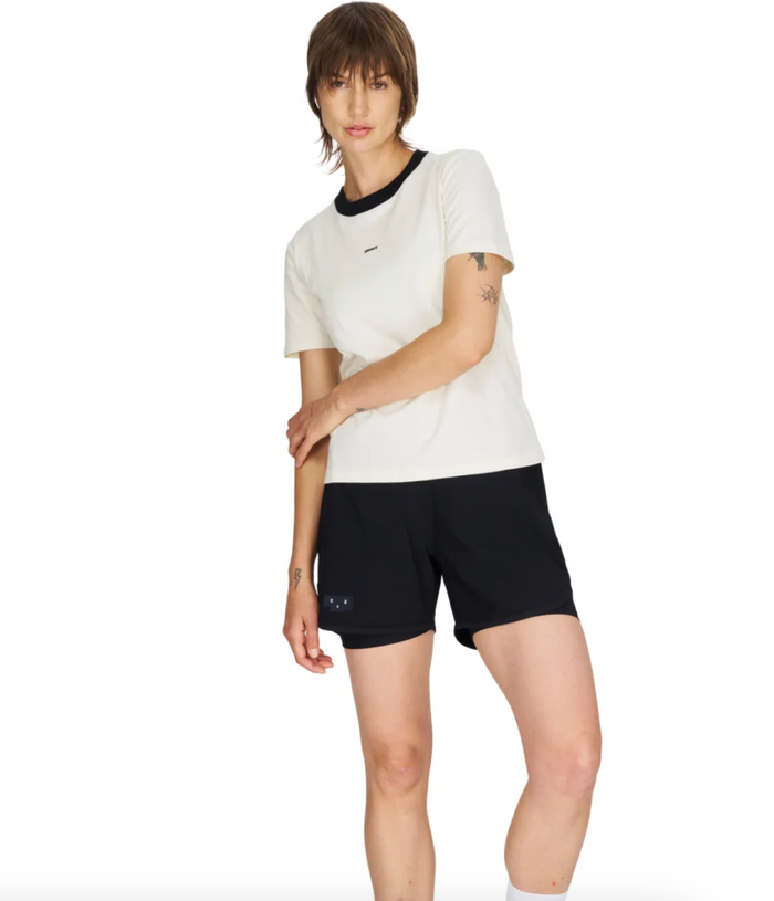 Flow Run Shorts 3" — Unisex — Black