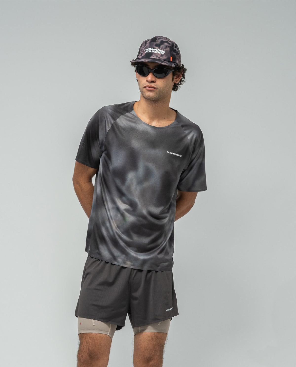 Men SS Competition T-Shirt Ash Trace
