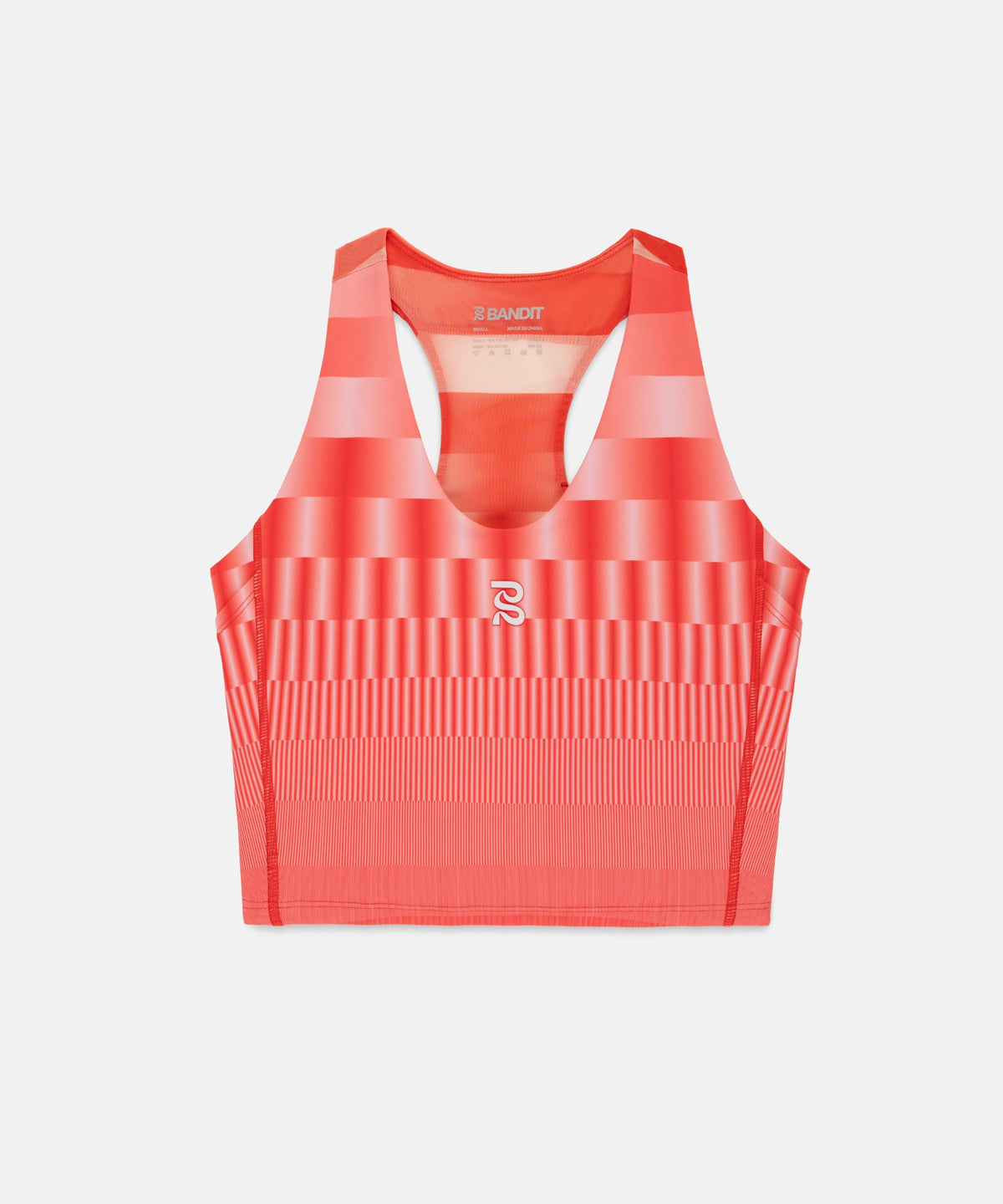 Women's Vanisher™ V-Neck Race Crop - Growing Grid - Poppy