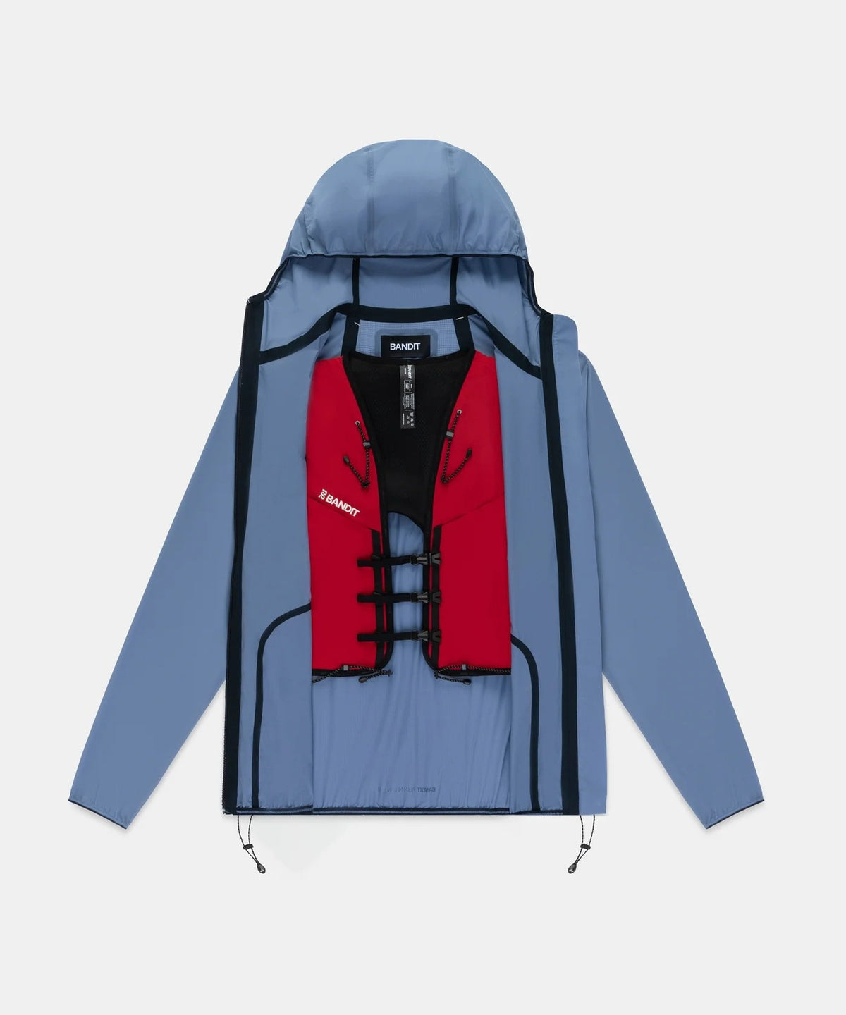MEN WINDSHEER SHELL + VEST - STEEL HORIZON
