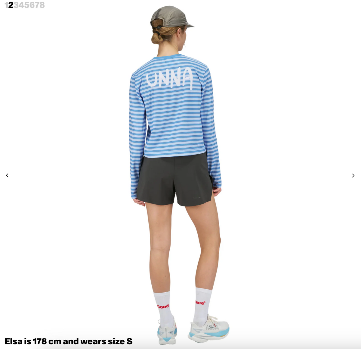 Striped LS — Women — Business Blue