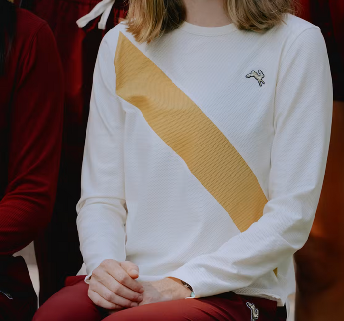WOMEN VAN CORTLANDT LONG SLEEVE - IVORY/NARCISSUS
