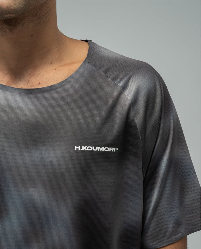 Men SS Competition T-Shirt Ash Trace